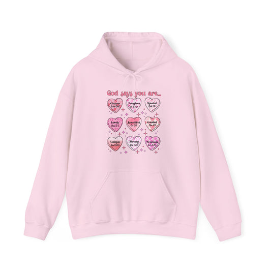 God Says Unisex Heavy Blend™ Hooded Sweatshirt