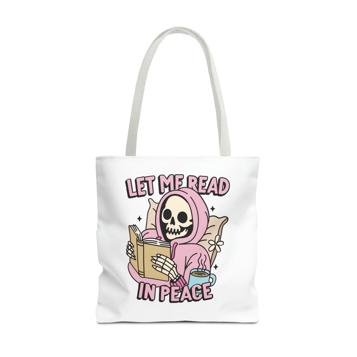 Let Me Read Tote Bag (AOP)