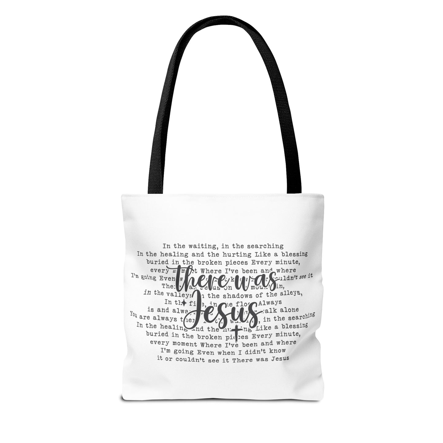 There was Jesus Tote Bag (AOP)