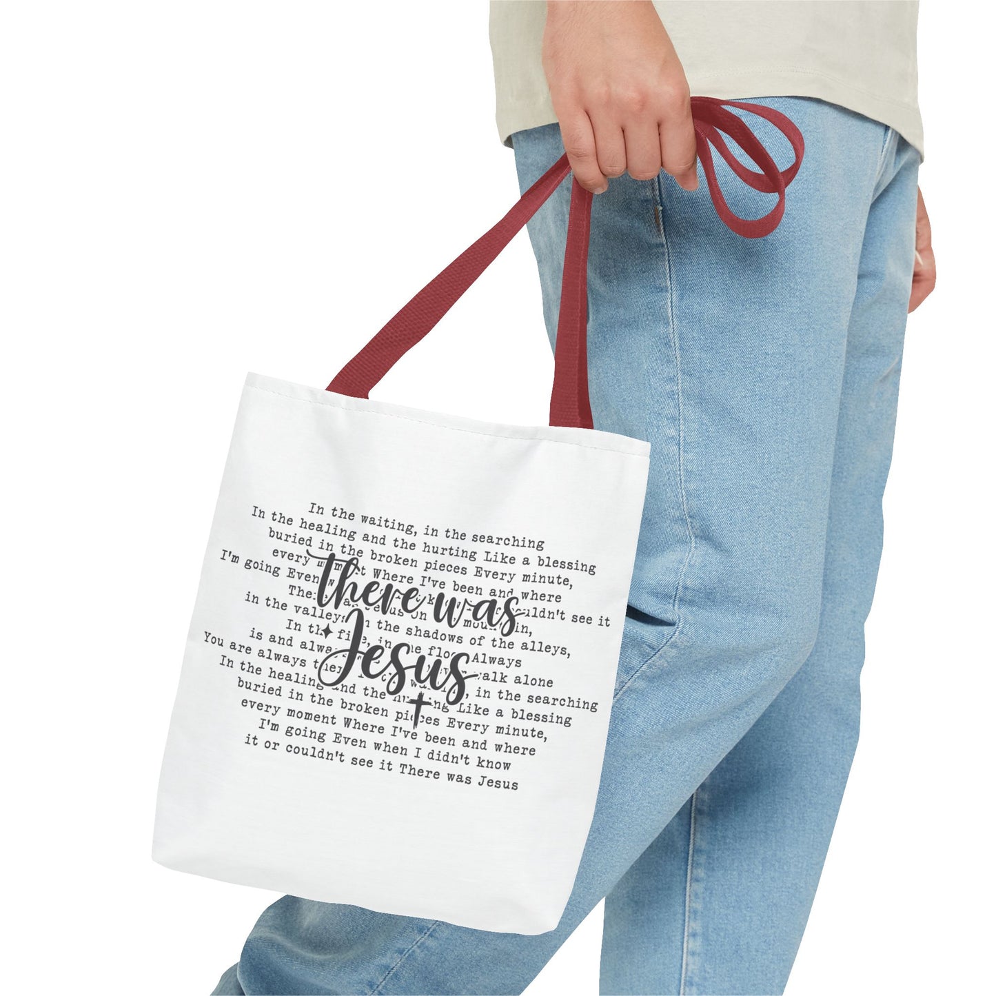 There was Jesus Tote Bag (AOP)