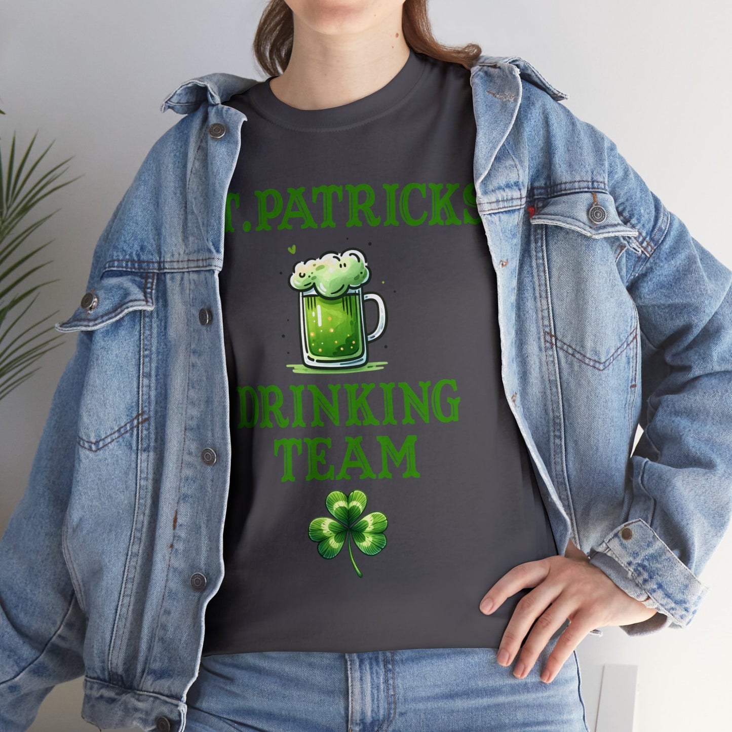 St Patricks Drinking Team Unisex Heavy Cotton Tee