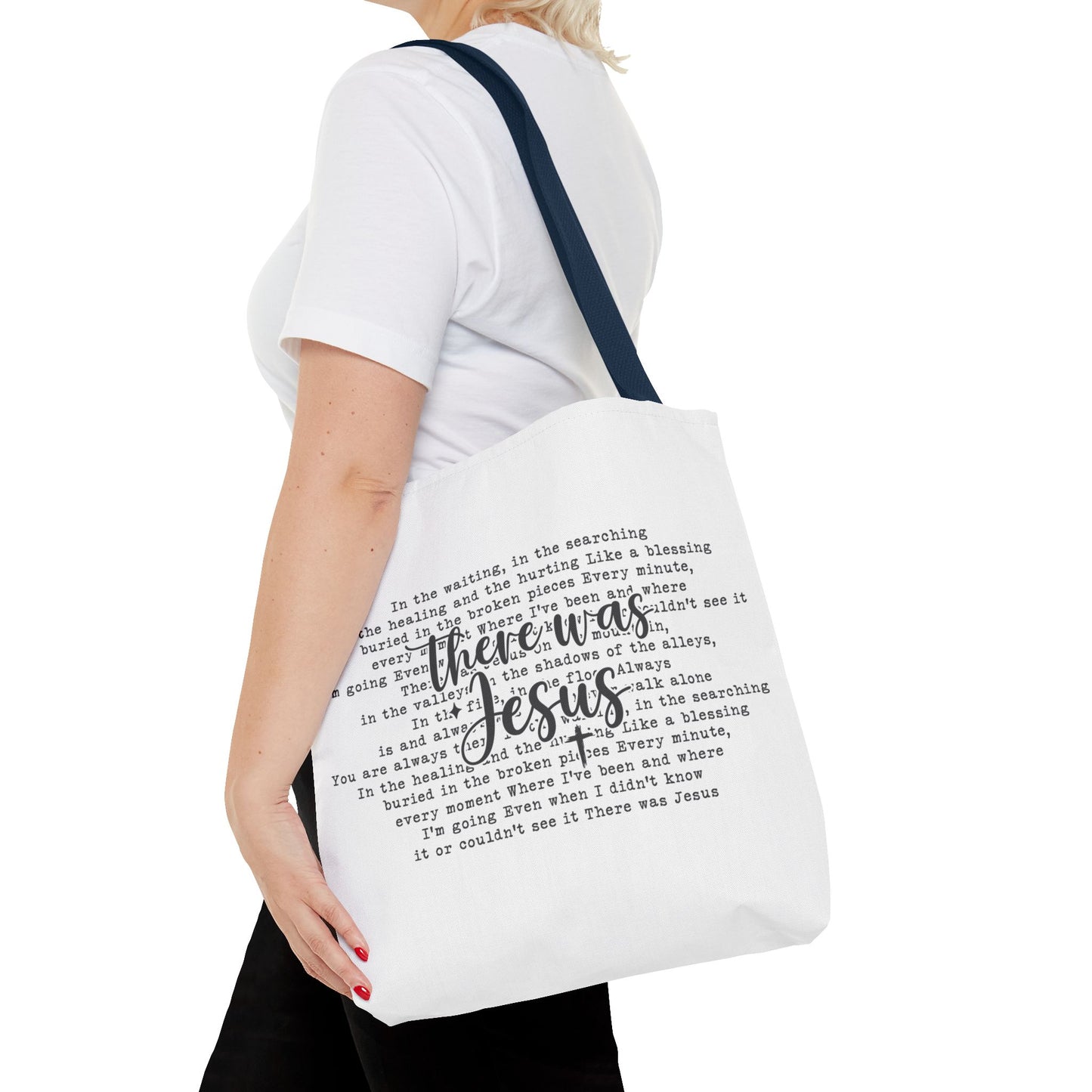 There was Jesus Tote Bag (AOP)