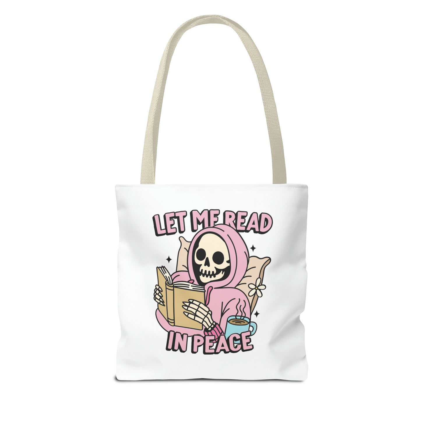 Let Me Read Tote Bag (AOP)