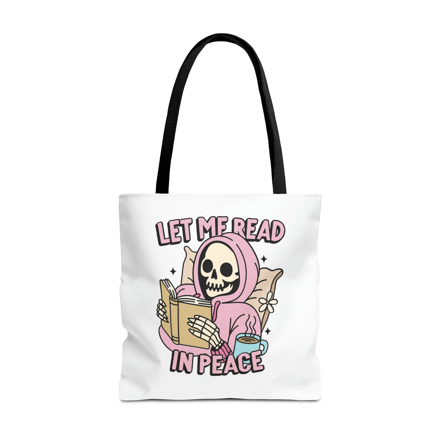 Let Me Read Tote Bag (AOP)
