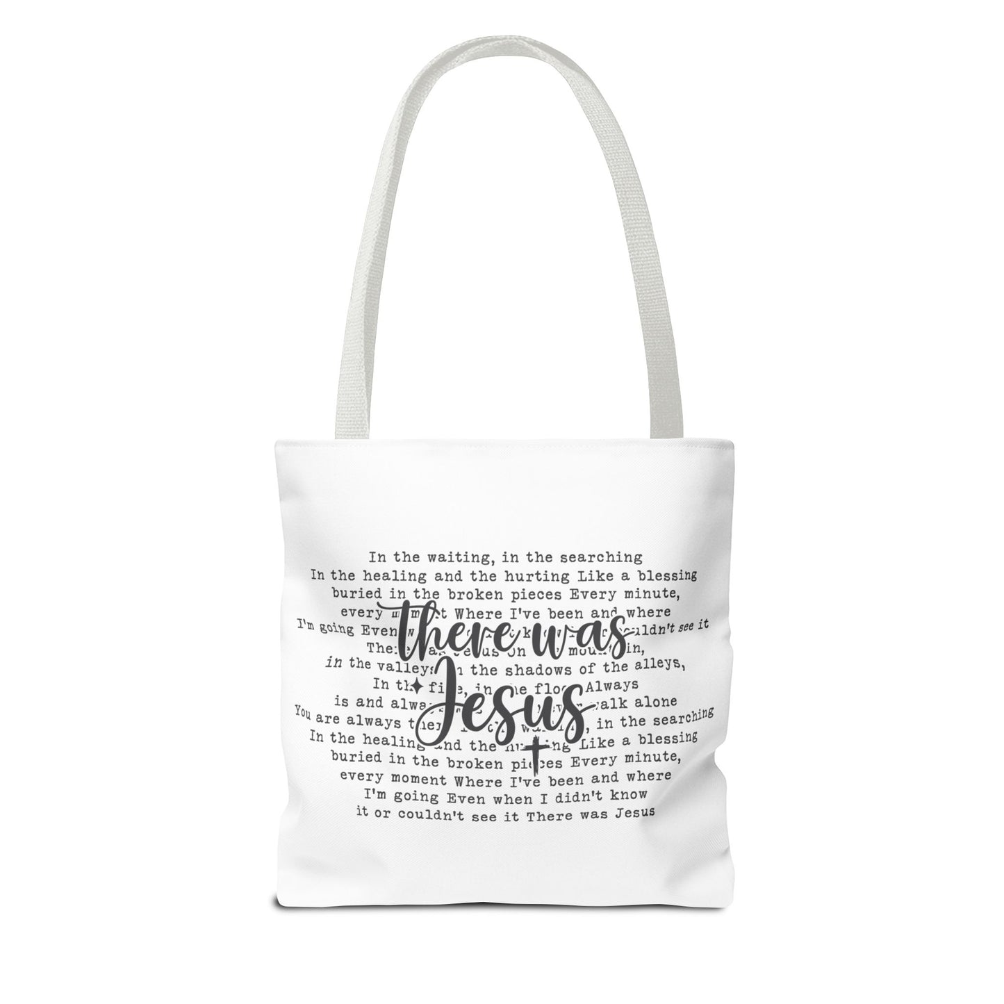 There was Jesus Tote Bag (AOP)