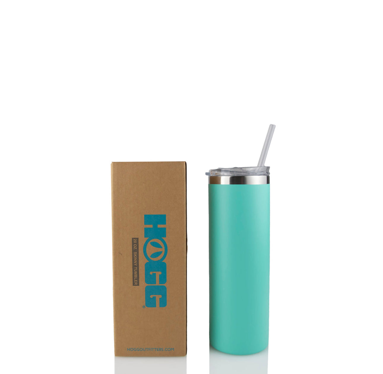 MIXED 20oz POWDER COATED SKINNY TUMBLERS - 1 OF EACH COLOR - 5 TOTAL