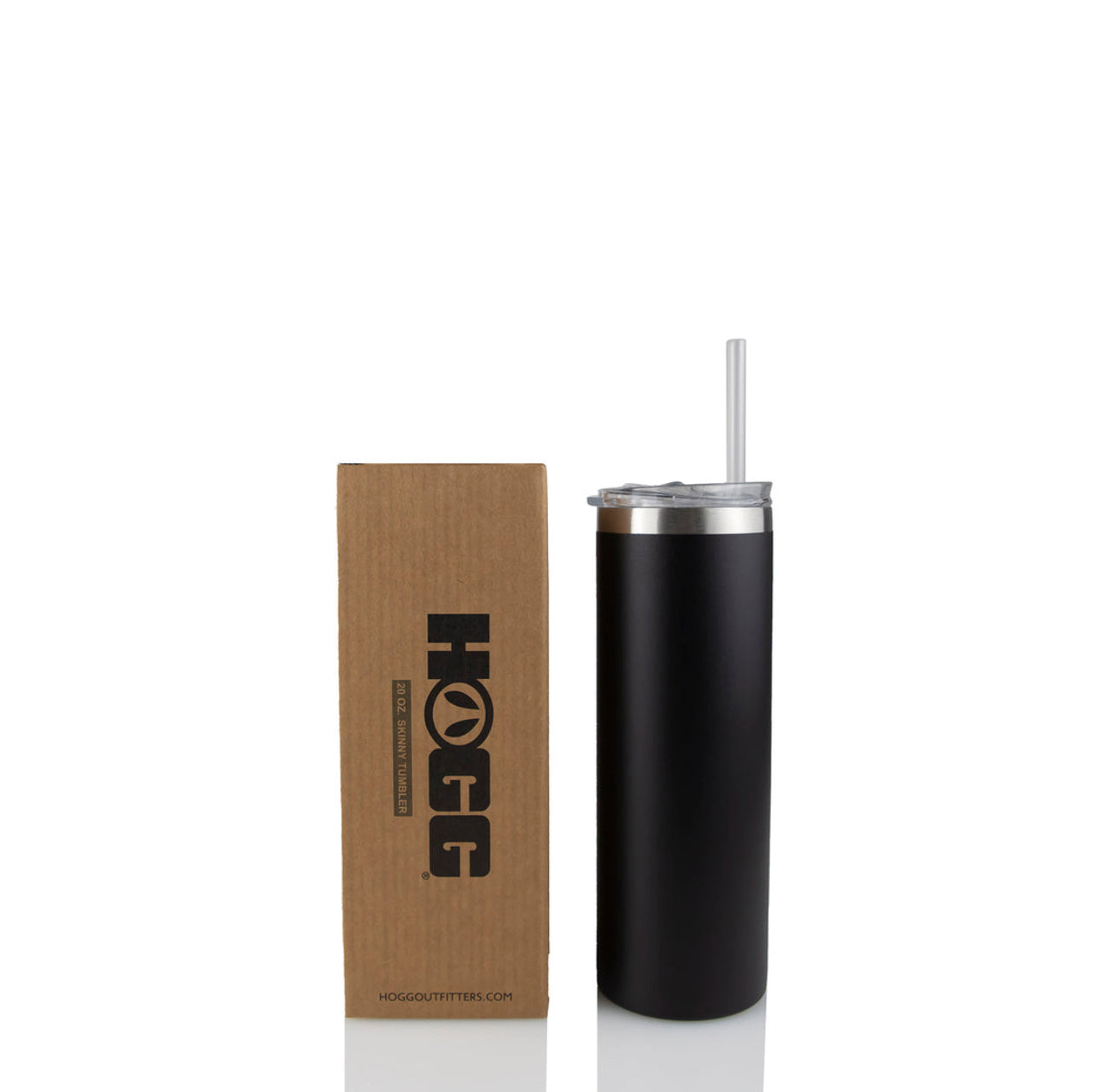 MIXED 20oz POWDER COATED SKINNY TUMBLERS - 1 OF EACH COLOR - 5 TOTAL