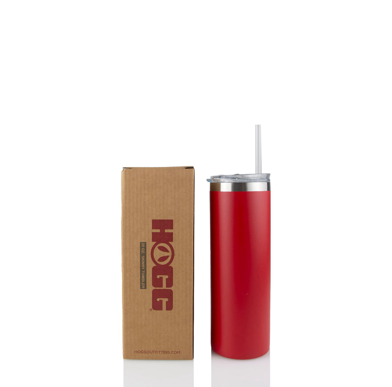 MIXED 20oz POWDER COATED SKINNY TUMBLERS - 1 OF EACH COLOR - 5 TOTAL