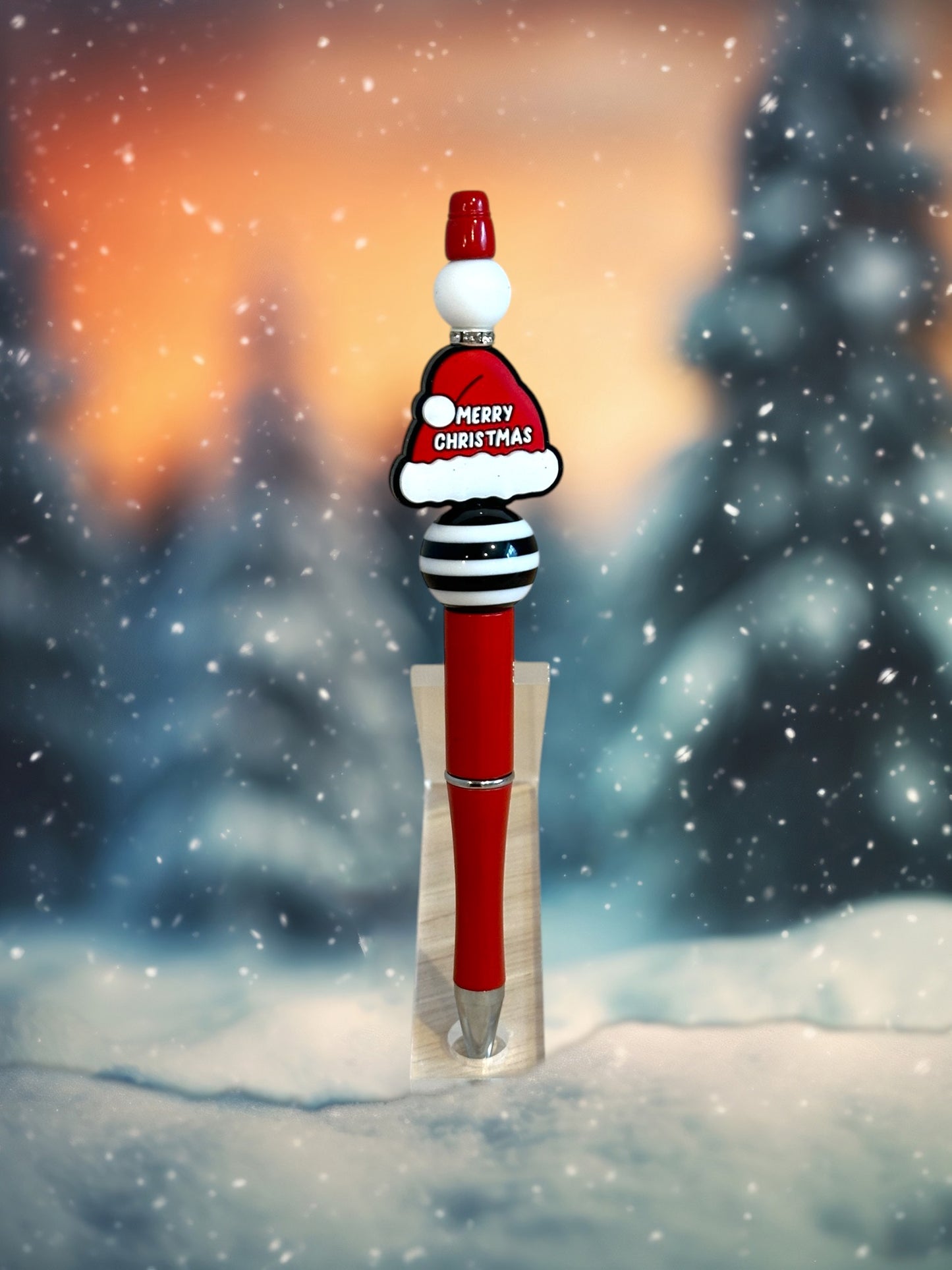 Christmas Beaded Pens