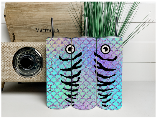 Glitter Fishing Tumbler