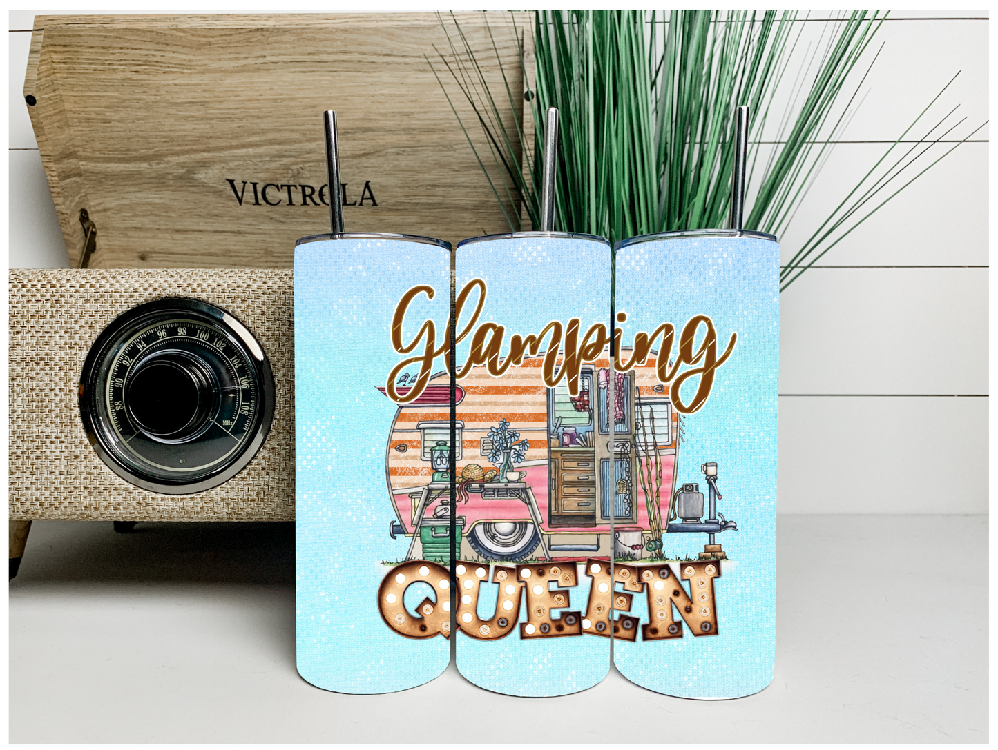 Glamping Queen Tumbler