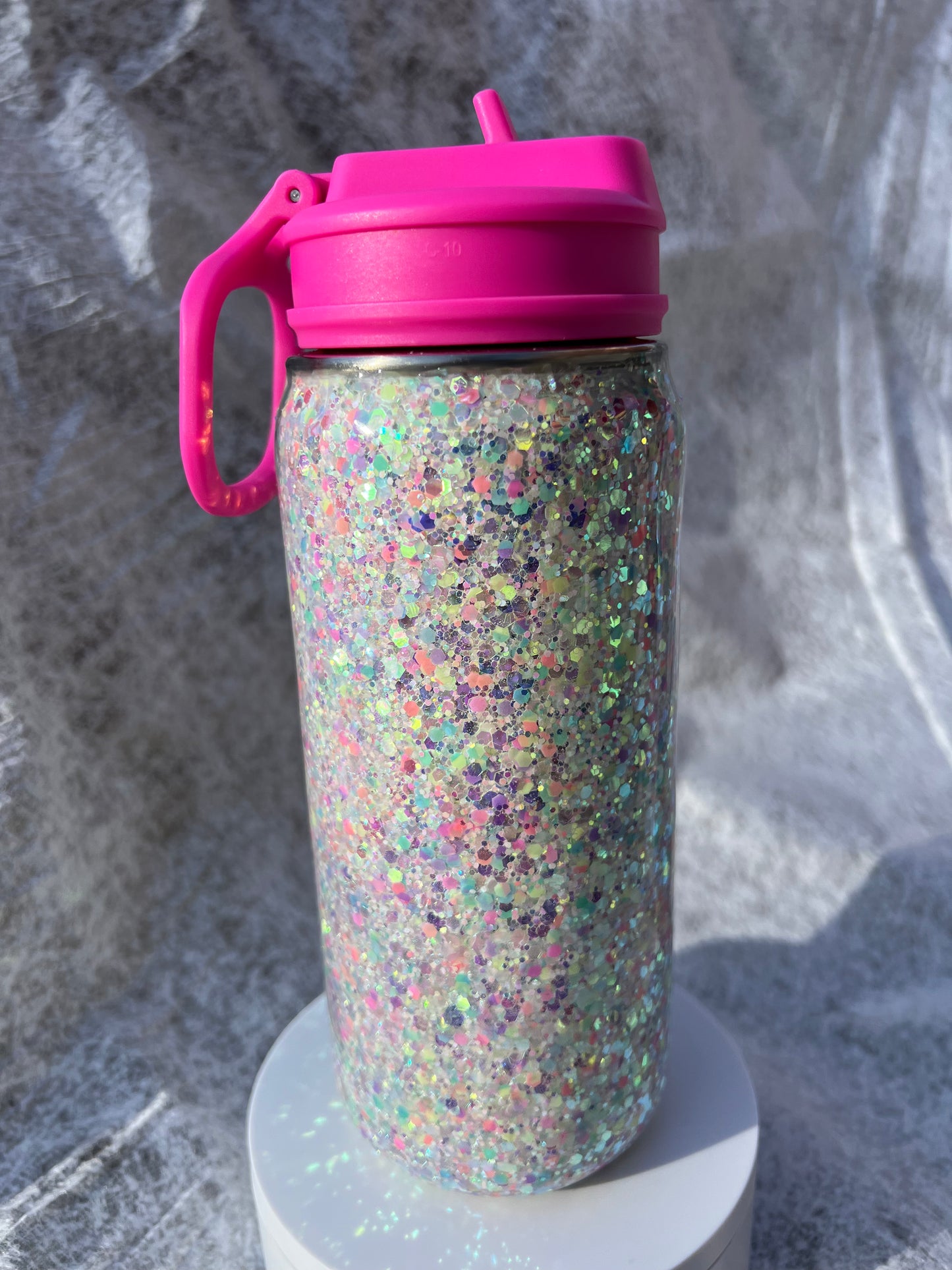 Party Glitter 16 ounce Water Bottle